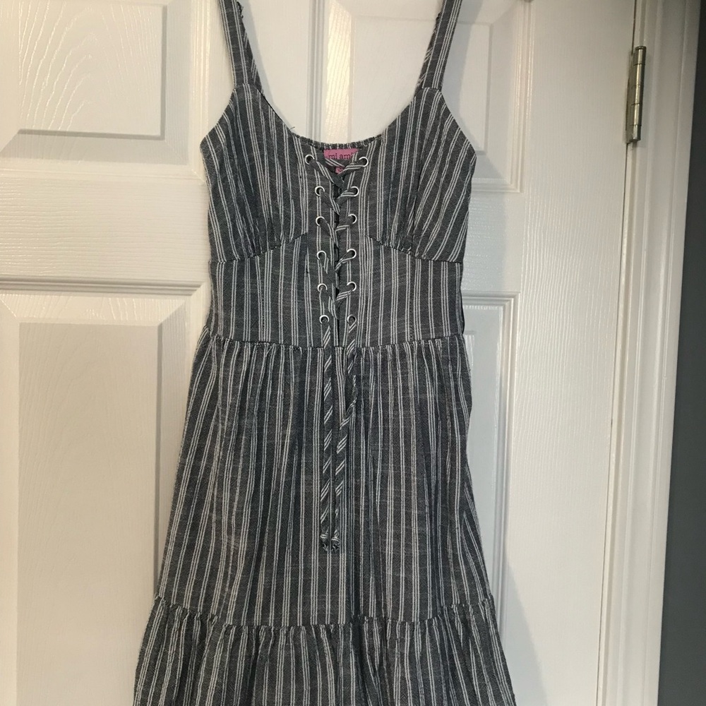 Francesca's Collections Navy Dress